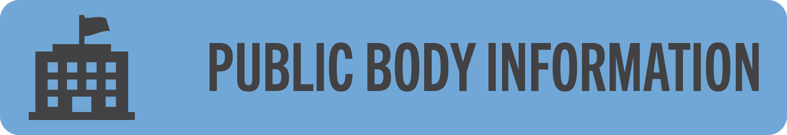 Public Body Information button