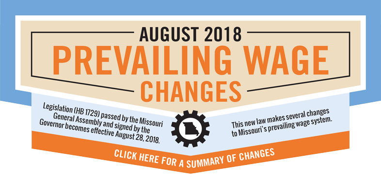 Prevailing Wage Changes  - Click here for a summary of changes
