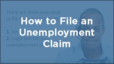 How to File an Unemployment Claim